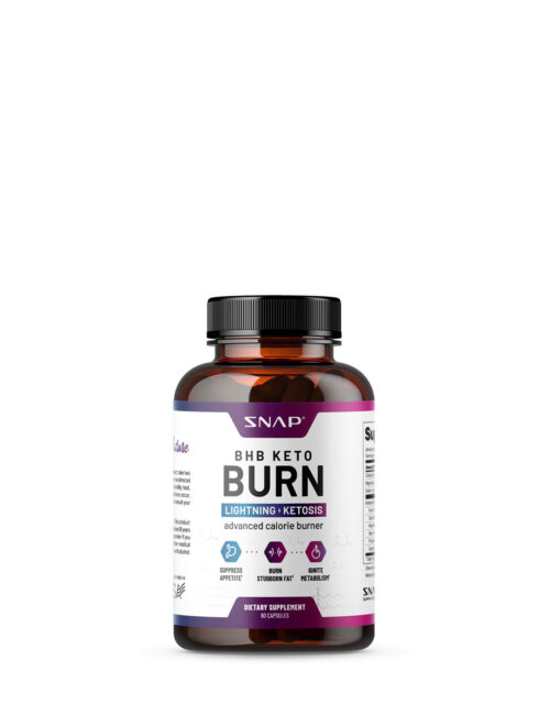 Snap Supplements® BHB Keto Burn Lightning Ketosis Advanced Calorie Burner Dietary Supplement: Simple Power of Nature
